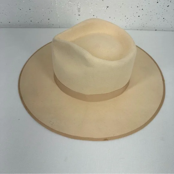 Lack of Color size XL 61cm Ivory Rancher Wool Fedora Hat - Picture 7 of 16